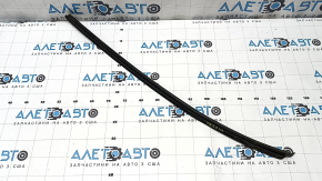 Left windshield molding for Audi Q7 4L 10-15, matte black, scratches