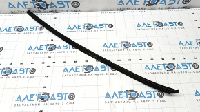 Right windshield molding for Audi Q7 4L 10-15, matte black, scratches
