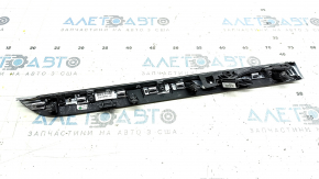 Right front panel trim for Volvo XC90 16-23, wood-like, glossy, with backlight, scratches