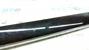 Right front panel trim for Volvo XC90 16-23, wood-like, glossy, with backlight, scratches