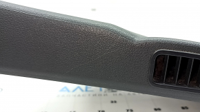 Left center pillar trim, Audi Q7 4L 10-15, black and gray, scratches, needs dry cleaning, bulging cover