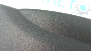 Right center pillar trim, belt, Audi Q7 4L 10-15, black with gray, scratches, needs dry cleaning, bulging cover of the plug