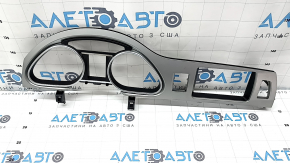 Front panel trim and instrument panel frame for the Audi Q7 4L 10-15, gray with chrome