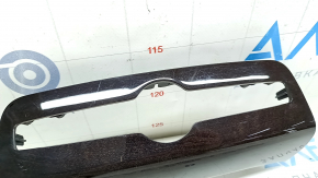 Volvo XC90 16-23 wood-grain center lower dashboard trim, glossy, scratches