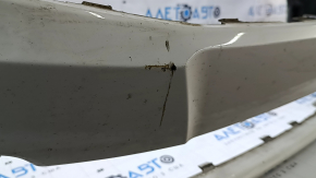 Front bumper, bare, Ford Fusion mk5 17-18, white, without parking sensors, scratches