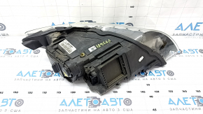 Left front headlight assembly for Audi Q7 4L 10-15 xenon, cloudy glass, spider web