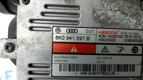 Right front headlight assembly for Audi Q7 4L 10-15 xenon, cloudy glass, spider web