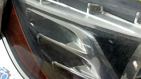 Right front headlight assembly for Audi Q7 4L 10-15 xenon, cloudy glass, spider web