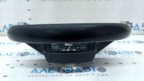 The steering wheel is bare, Audi Q7 4L 10-15, heated, black leather, no buttons, worn, scratches