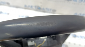 The steering wheel is bare, Audi Q7 4L 10-15, heated, black leather, no buttons, worn, scratches