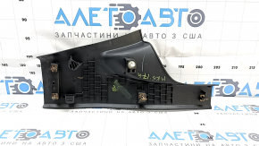 Rear left door sill plate for Ford Fusion mk5 17-20, black, worn