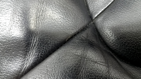 Audi Q7 4L 10-15 heated passenger seat upholstery, black leather, worn, scratches
