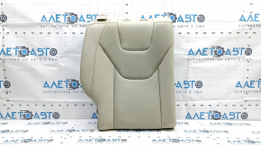 Rear row of seats, upper part, right, Ford Fusion mk5 17-20, gray leather, perforated, Titanium, dry-cleanable, scratch on the lock cover