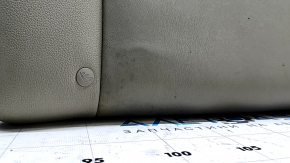 Rear row of seats, upper part, right, Ford Fusion mk5 17-20, gray leather, perforated, Titanium, dry-cleanable, scratch on the lock cover