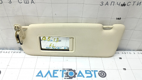 Left visor Audi Q5 8R 09-17 beige