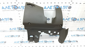 Driver's knee pad for Audi Q5 8R 09-17 brown
