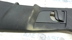 Left upper center pillar trim, Volvo XC90 16-23, black, dry cleanable, worn