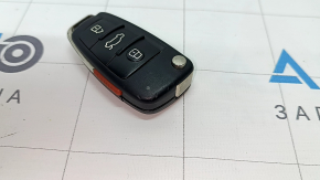 Audi Q7 4L 10-15 key, 4 buttons, pokes, peeling chrome