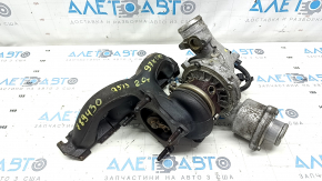 Turbocharger assembly with manifold for Audi Q5 8R 13-17 2.0T 97kW