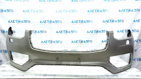 Bare front bumper for Volvo XC90 16-19 with headlight washer and no park assist, beige, scratches
