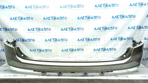 Rear bumper bare upper part Volvo XC90 16-19 without autoparking, beige, broken fastening