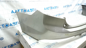 Rear bumper bare upper part Volvo XC90 16-19 without autoparking, beige, broken fastening