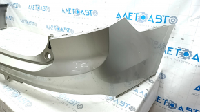 Rear bumper bare upper part Volvo XC90 16-19 without autoparking, beige, broken fastening