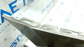 Rear bumper bare upper part Volvo XC90 16-19 without autoparking, beige, broken fastening