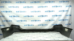Rear bumper bare upper part Volvo XC90 16-19 without autoparking, beige, broken fastening