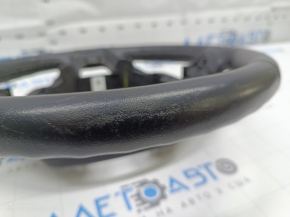 Naked steering wheel Ford Fusion mk5 17-20 black leather, worn