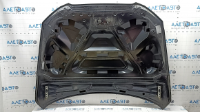 Bare hood for Audi Q5 8R 13-17 rest, aluminum, black LY9T