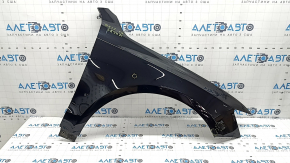 Front right wing for Audi Q5 8R 13-17 rest, with brackets, black LY9T, dents, bumper