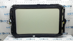 Audi Q5 8R 09-17 beige panoramic window assembly, ready for cleaning