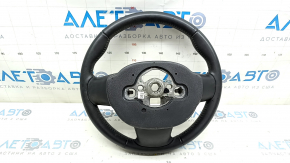 The steering wheel is bare Volvo XC90 16-25 leather black, without heating and paddles, bumpers