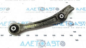 Lower front right control arm of Audi Q5 8R 12-17 front, torn silent block, microcracks in the suspension bracket