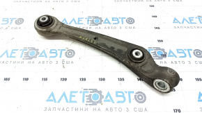 Lower front right control arm of Audi Q5 8R 12-17 front, torn silent block, microcracks in the suspension bracket