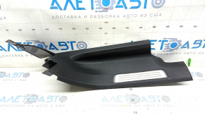 Rear right inner door sill plate for Volvo XC90 16-18 with backlight, black, scratches, cracks