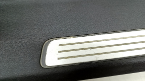 Rear right inner door sill plate for Volvo XC90 16-18 with backlight, black, scratches, cracks