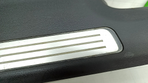 Rear right inner door sill plate for Volvo XC90 16-18 with backlight, black, scratches, cracks