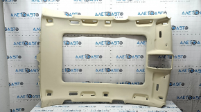 Beige headlining for an Audi Q5 8R 09-17, for panoramic windows, needs cleaning, the fastener is torn