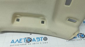 Beige headlining for an Audi Q5 8R 09-17, for panoramic windows, needs cleaning, the fastener is torn