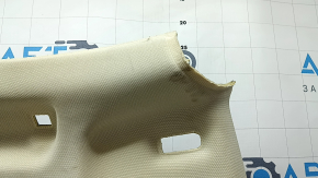 Beige headlining for an Audi Q5 8R 09-17, for panoramic windows, needs cleaning, the fastener is torn