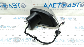 Left side mirror assembly for Volvo XC90 16-22, 14 pins, turn signal, heated, auto-dimming, BSM, beige