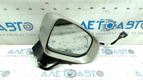 Right side mirror assembly for Volvo XC90 16-22, 15 pins, turn signal, heated, auto-dimming, BSM, beige