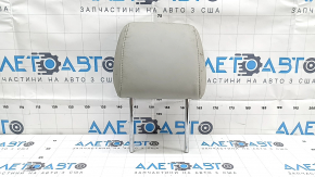 Driver's seat headrest for Lexus RX300 RX330 RX350 RX400h 04-09, leather, gray, dry-cleanable