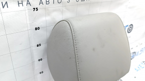 Passenger seat headrest for Lexus RX300 RX330 RX350 RX400h 04-09, leather, gray, dry-cleanable