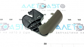 Audi Q5 8R 09-17 interior hood release handle, brown, with bracket