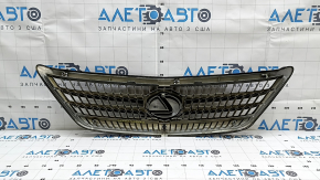 Lexus RX400h 06-08 radiator grille with emblem, sand, broken mount