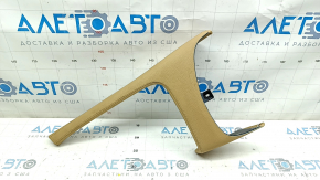 Volvo XC90 16-23 front center console trim, beige leather