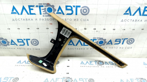 Volvo XC90 16-23 front center console trim, beige leather
